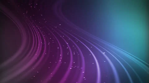 Glow Waves Purple Blue Stock Footage 25987885