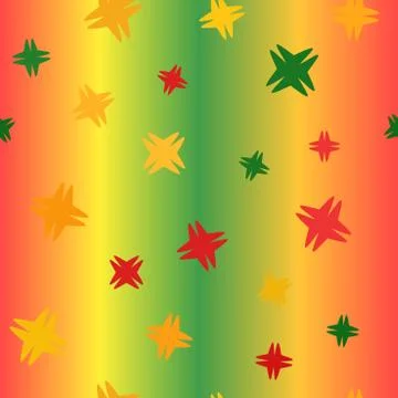 Glowing absract pattern. Seamless vector Stock Illustration