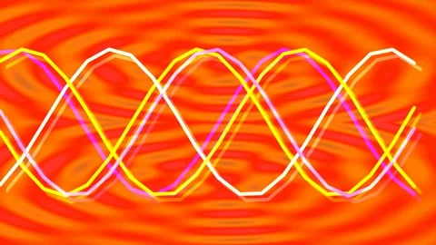 Glowing abstract blue waveform background for futuristic tech visualization.. Stock Footage 339502528