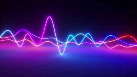 Glowing, abstract, bright, blue, background, shiny, horizontal, Stock Footage 268153868