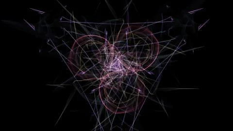 Glowing abstract dark background. Stock Illustration