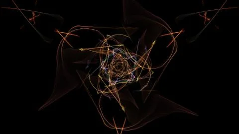 Glowing abstract dark background. Stock Illustration