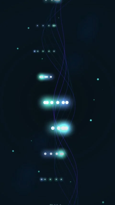 Glowing abstract data connections flowing through a futuristic digital blue.. Stock Footage 345487801