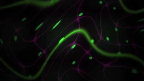 Glowing Abstract Digital Network Background for Technology and Science Pres.. Stock Footage 343699498