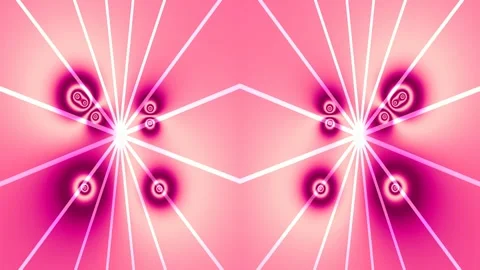 Glowing abstract digital network pattern in emerald green and cyan symmetry Stock Footage 333437633