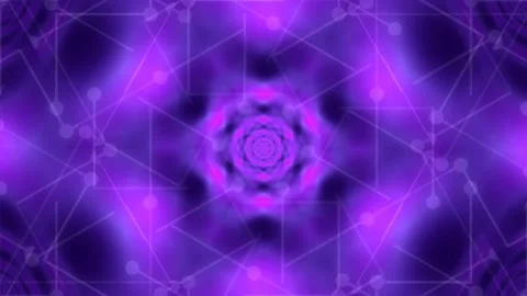 Glowing Abstract Geometric Tech Background with Vibrant Cyan and Emerald Pa.. Stock Footage 339787583