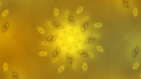 Glowing abstract gold biology pattern, microscopic cell structure animation Stock Footage 336264230