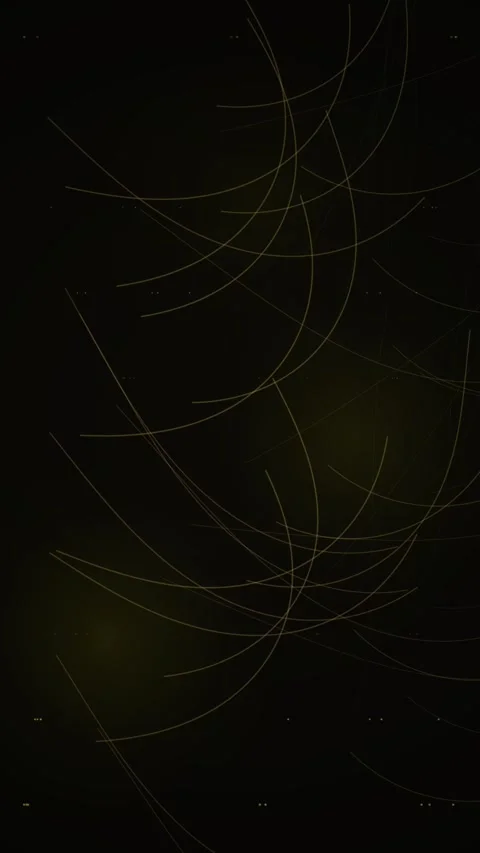 Glowing abstract golden lines background for technology corporate video intro Stock Footage 345493797