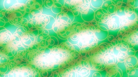 Glowing abstract green pattern background with fluid lines and energetic swir Stock Footage 337575502