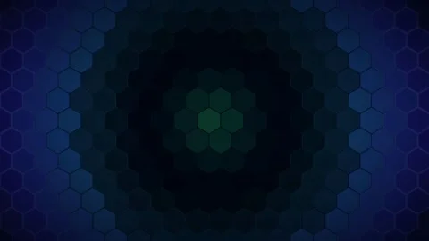Glowing abstract hex pattern background, vibrant green digital honeycomb en.. Stock Footage 333799504