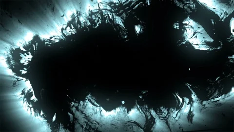 Glowing Abstract Ink Drop Видео 118520102