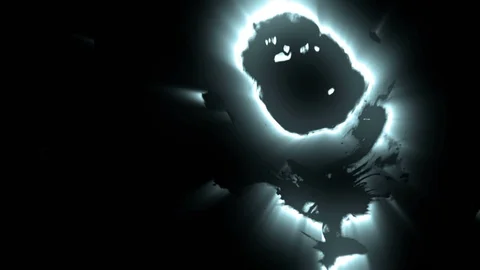 Glowing Abstract Ink Drop Stockbeeldmateriaal 118520594