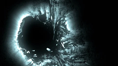 Glowing Abstract Ink Drop Vídeo Stock 118520694