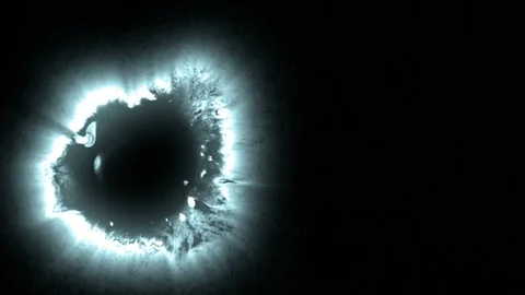 Glowing Abstract Ink Drop Vídeo Stock 118520773