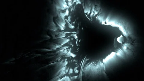 Glowing Abstract Ink Drop Stock Footage 118520881