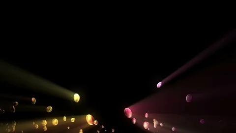 Glowing Abstract Liquid Particles Video stock 118513680