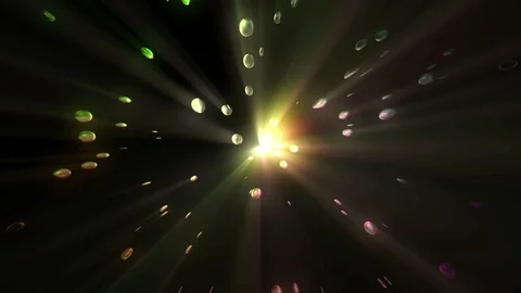 Glowing Abstract Liquid Particles 库存影片 118513781