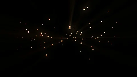 Glowing Abstract Liquid Particles Stock-Footage 118514796