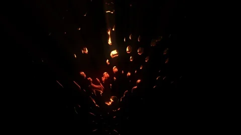 Glowing Abstract Liquid Particles Vídeos de archivo 118515067