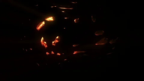 Glowing Abstract Liquid Particles 库存影片 118515435