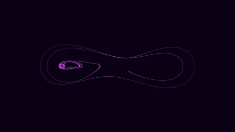 Glowing Abstract Neon Wave Pattern for Futuristic Seamless Digital Background Stock Footage 342524178