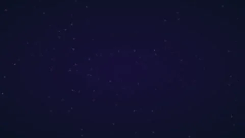 Glowing abstract particles drifting on a dark blue background Stock Footage 335938962