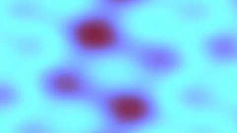 Glowing Abstract Red and Cyan Gradient Background with Fluid Digital Motion Stock Footage 340379020