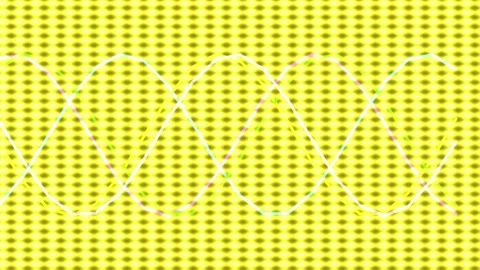 Glowing abstract sine wave symbolizing energy flow and digital technology b.. Stock Footage 336773597