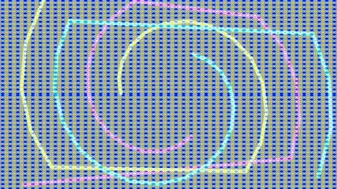 Glowing abstract spiral background pattern, digital flow lines for futurist.. Stock Footage 339500330
