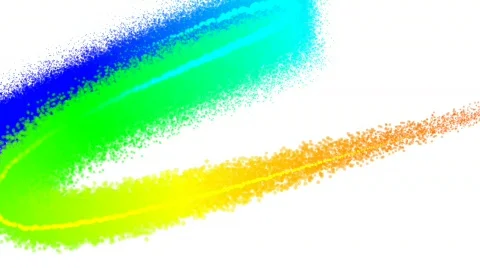 Glowing abstract streaks loop Stock Footage 448650