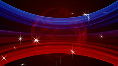 Glowing abstract streaks loop Stock Footage 532161