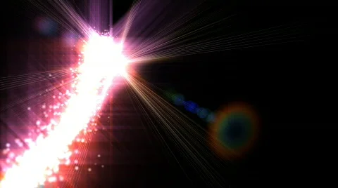 Glowing abstract streaks loop Stock Footage 578466