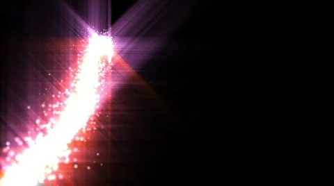 Glowing abstract streaks loop Stock Footage 579011