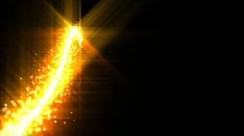 Glowing abstract streaks loop Stock Footage 579039