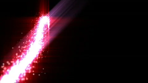 Glowing abstract streaks loop Stock Footage 579119