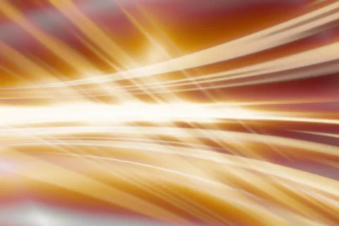 Glowing abstract streaks loop Stock Footage 591699