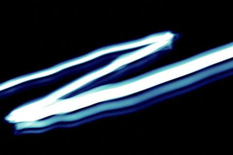 Glowing abstract streaks loop Stock Footage 591767