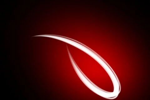 Glowing abstract streaks loop Stock Footage 591802