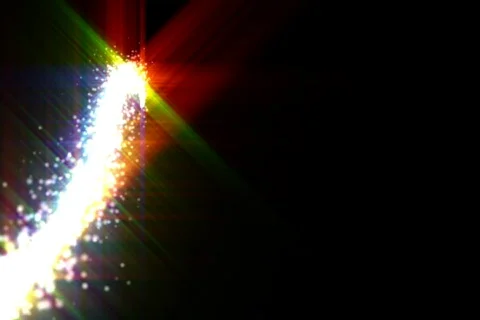 Glowing abstract streaks loop Stock Footage 591844