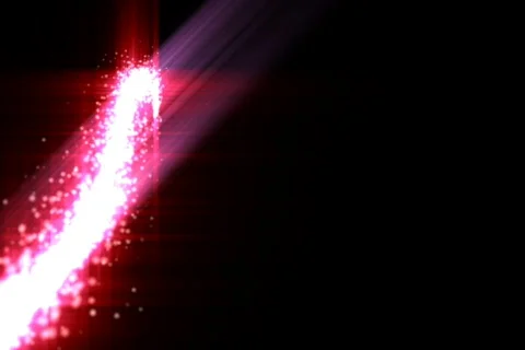 Glowing abstract streaks loop Stock Footage 591846