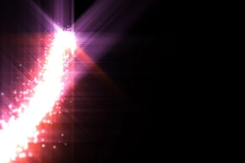 Glowing abstract streaks loop Stock Footage 591847