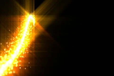 Glowing abstract streaks loop Stock Footage 591848