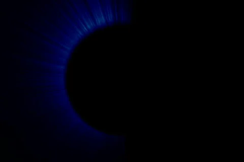 Glowing abstract streaks loop Stock Footage 601983