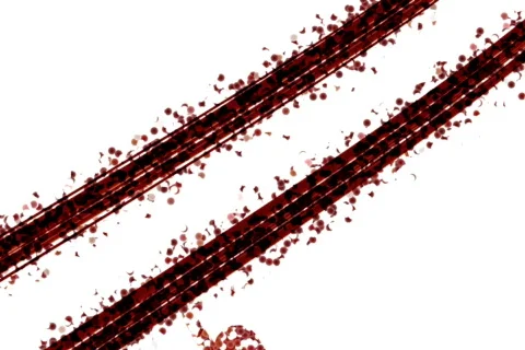 Glowing abstract streaks loop Stock Footage 602314