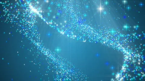 Glowing abstract streaks loop Stock Footage 683406