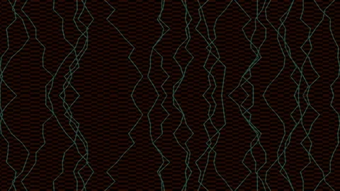 Glowing abstract tech background with intricate neon green energy waves and.. Stock Footage 339488240