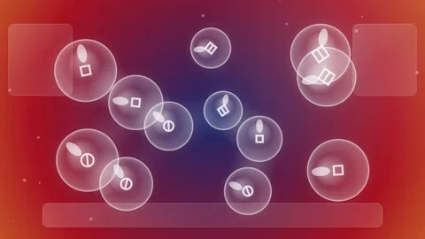 Glowing abstract technological network connecting dots, sci-fi digital data.. Stock Footage 344643249