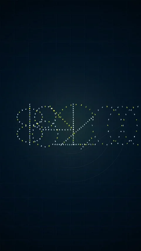 Glowing abstract technology background with dynamic blue neon data streams .. Stock Footage 344941333