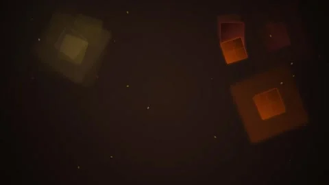 Glowing abstract technology data matrix connecting futuristic geometric nodes Stock Footage 344515958