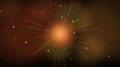 Glowing Abstract Warm Light Dynamic Energy Background Vidéo 344057038